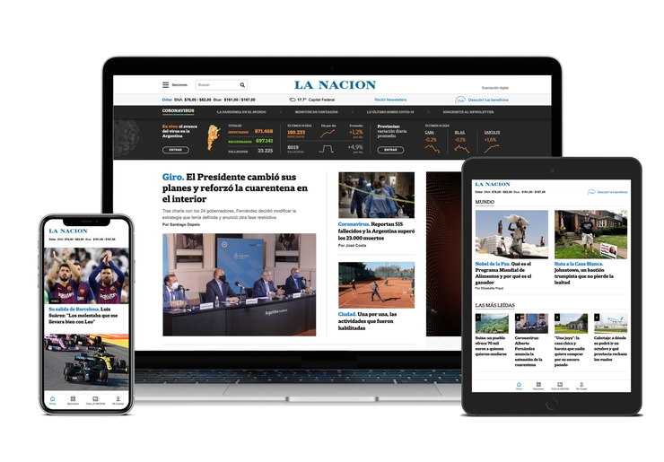 LA NACION se posiciona en el segundo lugar de sitios de noticias más vistos